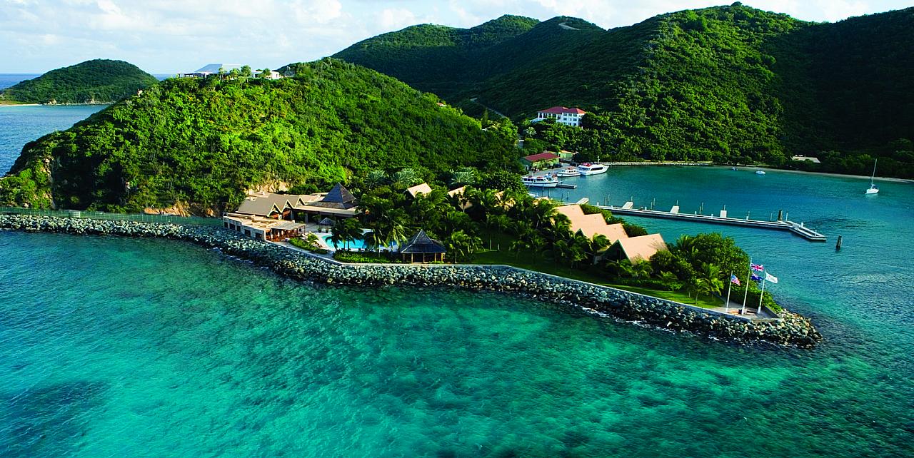 Peter Island - British Virgin Island, Aerial View