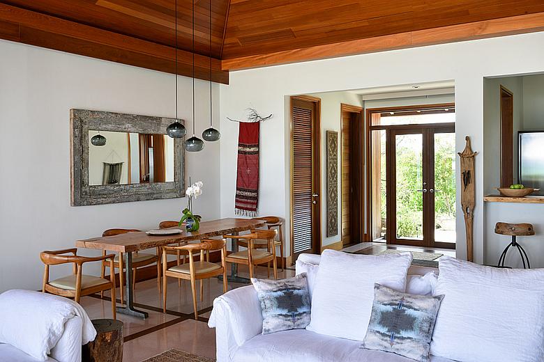 Love Pumpkin COMO Parrot Cay 3 bedroom villa with pool - Dining Area Love Pumpkin COMO Parrot Cay 3 bedroom villa with pool