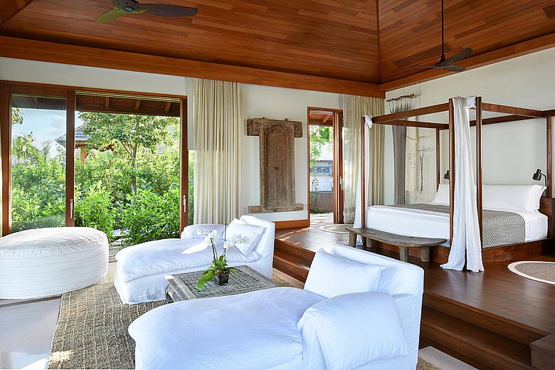 Love Pumpkin COMO Parrot Cay 3 bedroom villa with pool - Master Bedroom Love Pumpkin COMO Parrot Cay 3 bedroom villa with pool